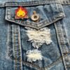 Pin esmaltado de fuego