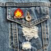 Pin esmaltado de fuego