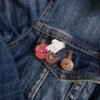 Pin extravagante